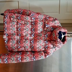 Jacket nearly new, J Crew, Liberty print, very warm